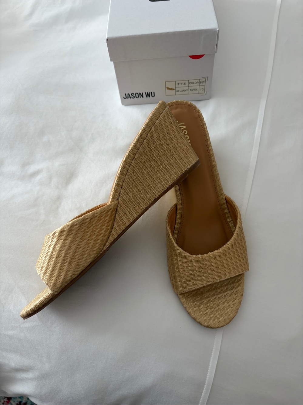 Jason Wu Raffia Slides - Picture 2 of 4